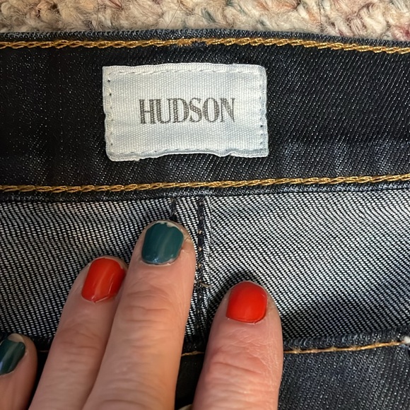 Hudson blaire straight leg dark rinse jeans - Picture 2 of 7